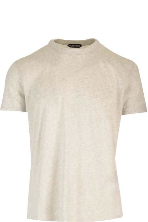 Tom Ford Topwear for Men Tom Ford Crewneck Short-sleeved T-shirt