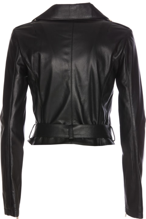 Fashion for Women Patrizia Pepe Leather Biker Jacket