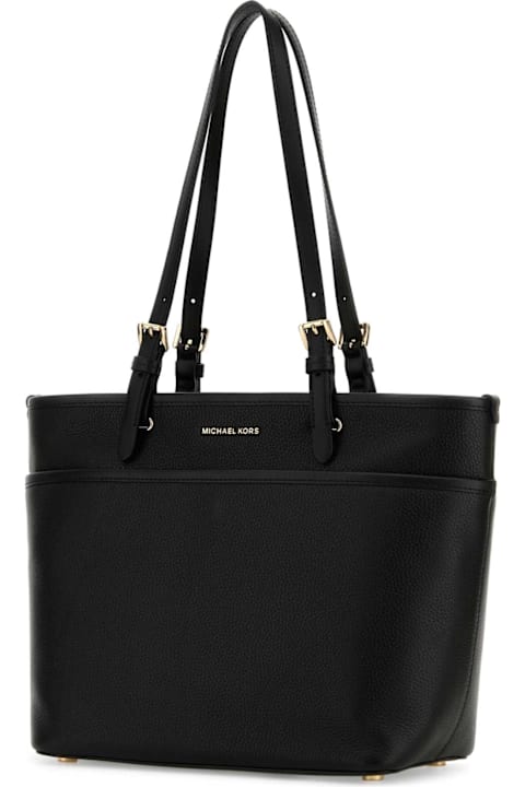 Michael Kors for Women Michael Kors Black Leather Winston Shopping Bag