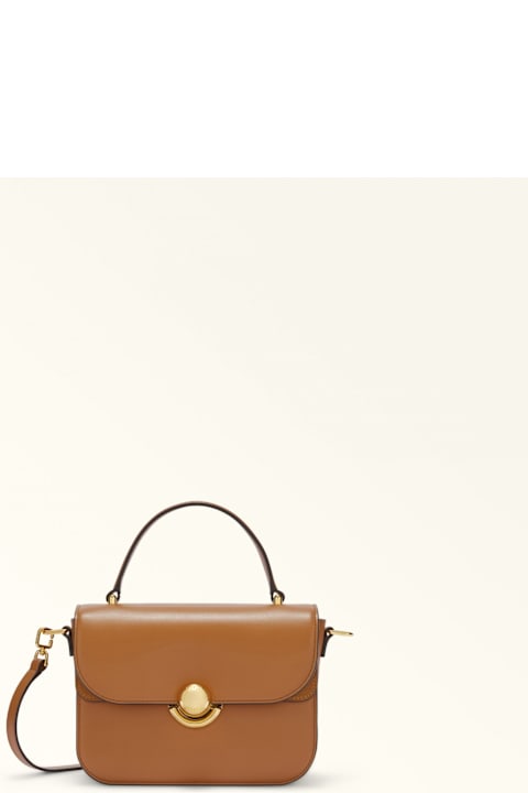 Furla Sfera S Handbag In Leather Color Leather