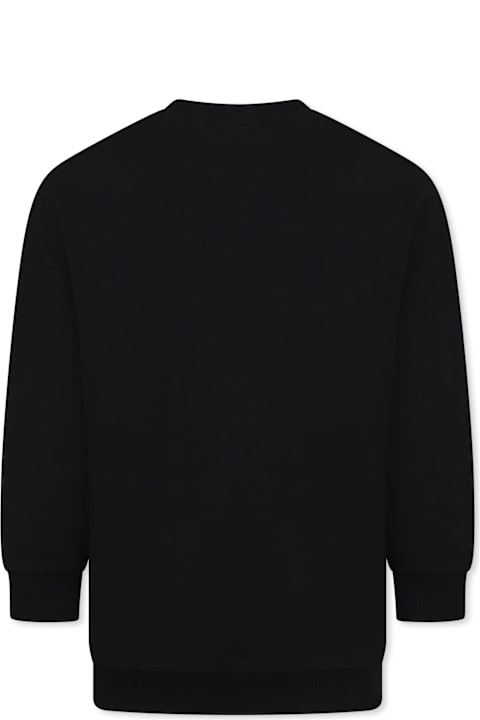 Balmain Sweaters & Sweatshirts for Boys Balmain Black Sweatshirt For Kids With Logo