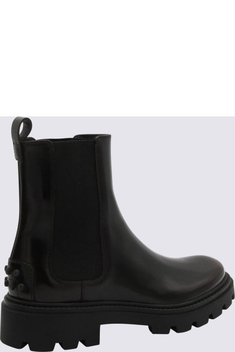 Tod's Boots for Women Tod's Black Leather Boots