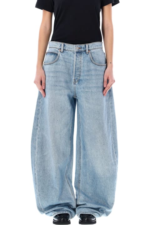 Fashion for Women Alexander Wang Oversized Rounded Low Rise Jeans