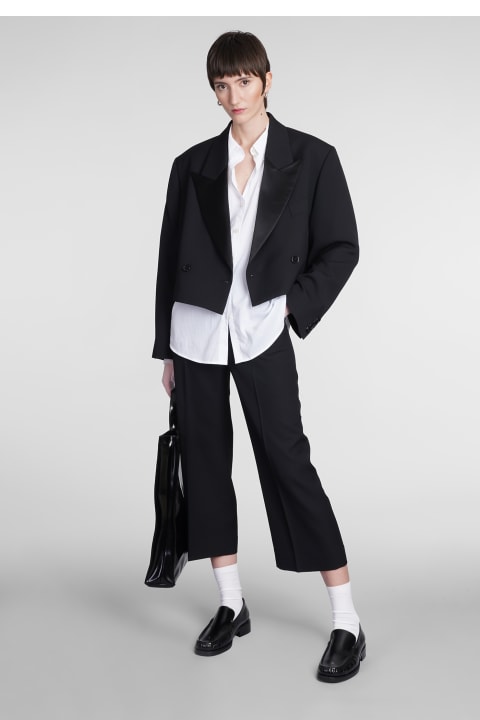 Acne Studios Coats & Jackets for Women Acne Studios Blazer In Black Polyester