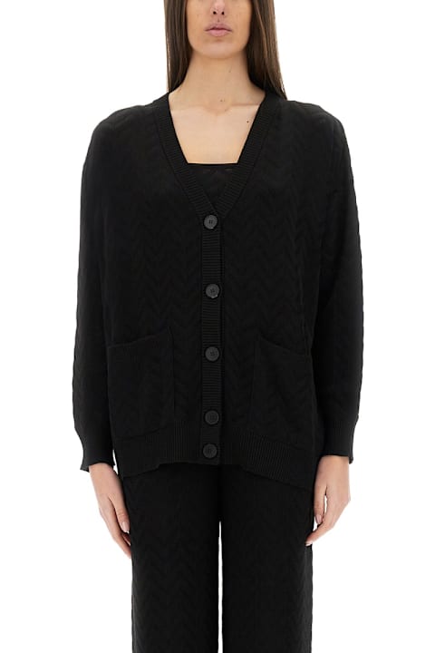 Missoni Sweaters for Women Missoni Chevron Pattern Cardigan