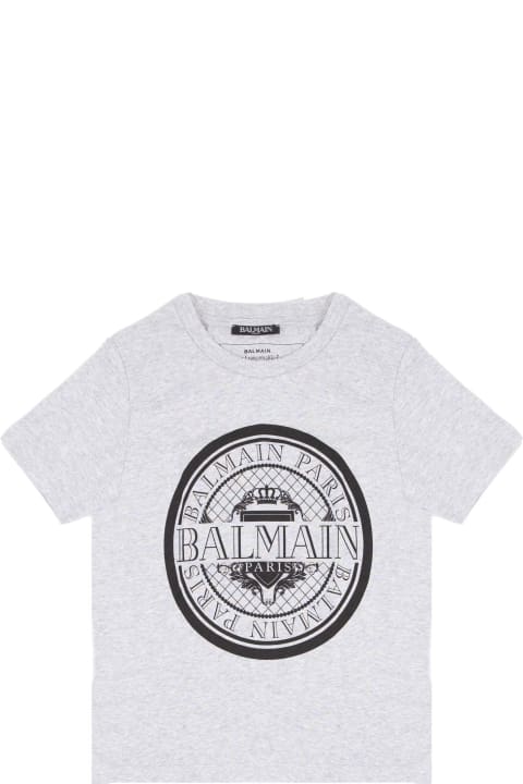 Balmain T-Shirts & Polo Shirts for Girls Balmain Cotton T-shirt