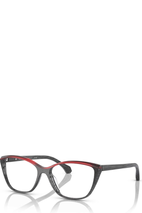 Alain Mikli Eyewear for Women Alain Mikli A03502 New Pointillee Grey/red Glasses