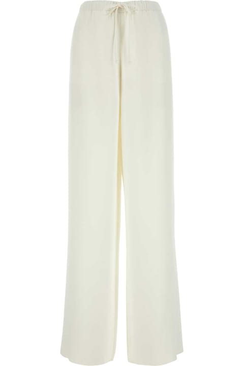 Homeware Valentino Garavani Ivory Cady Couture Wide-leg Pant