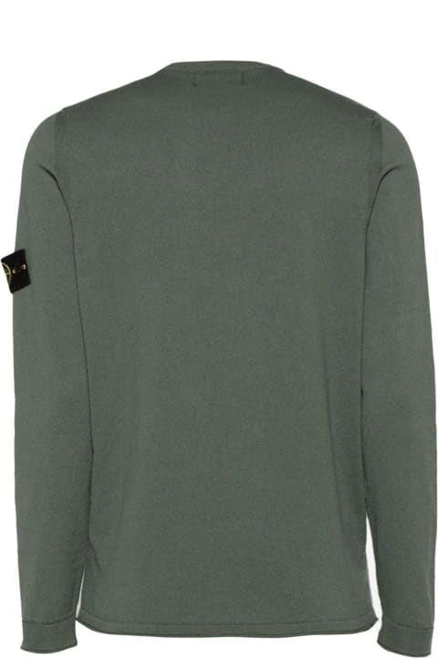 Clothing for Men Stone Island Logo Patch Long-sleeved T-shirt