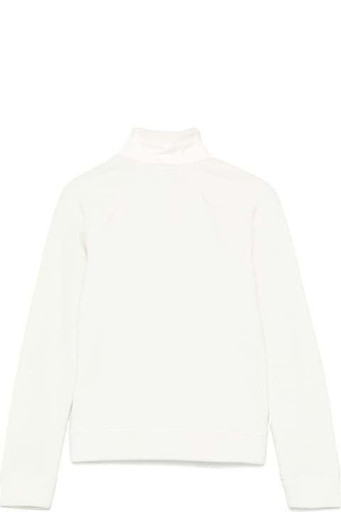 Topwear for Boys Moncler Unisex White Sweatshirt