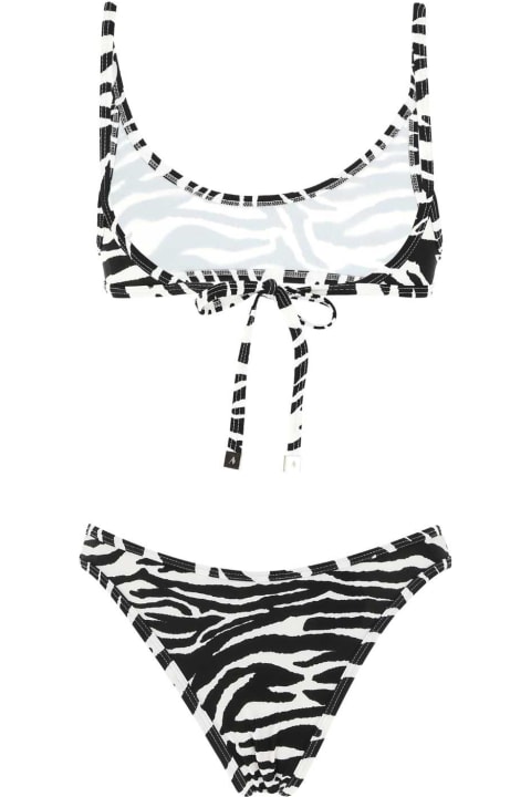ウィメンズ The Atticoの水着 The Attico Printed Stretch Nylon Bikini
