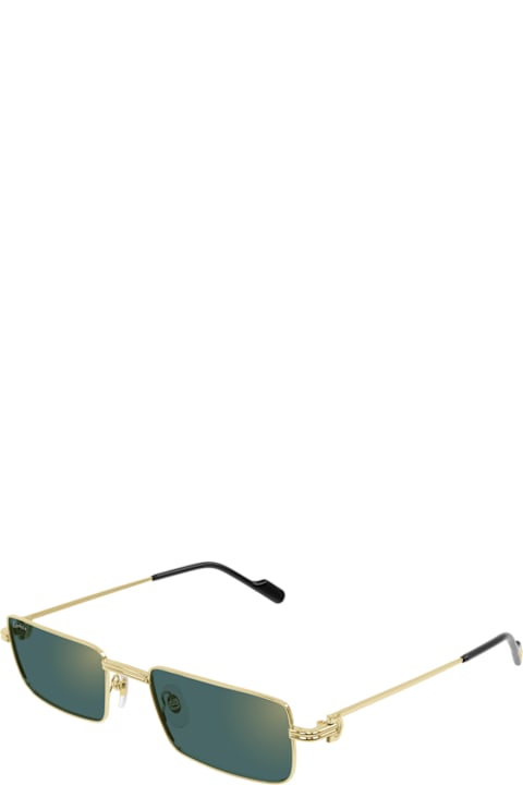 Cartier Eyewear Eyewear for Men Cartier Eyewear Cartier Ct0501s Premie Re De Cartier 007 Gold Green Sunglasses