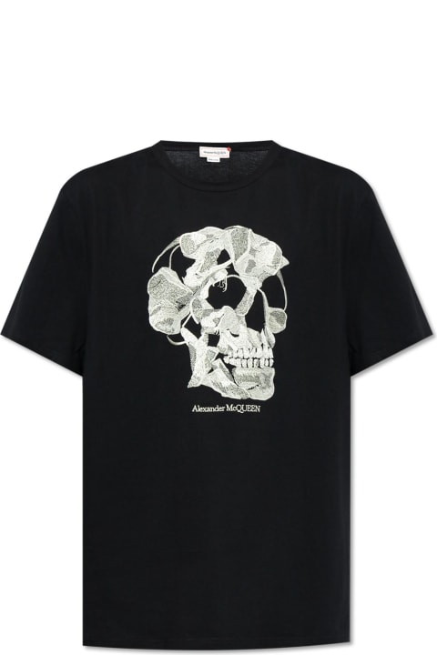 Topwear for Men Alexander McQueen T-shirt With Logo