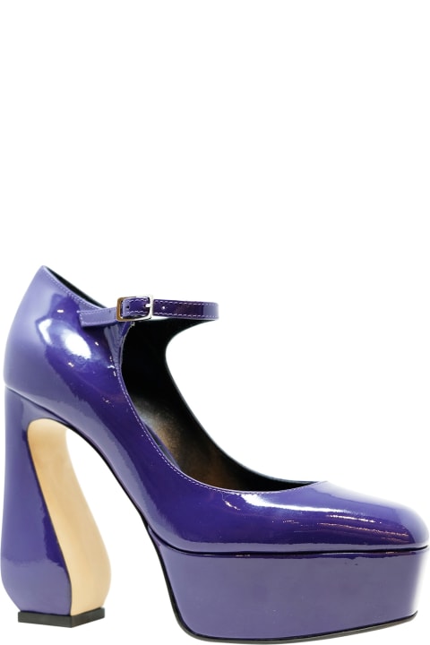 SI Rossi High-Heeled Shoes for Women SI Rossi Si Rossi Iris Patent Leather Pumps