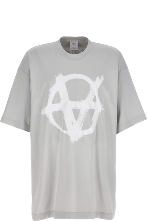VETEMENTS Clothing for Men VETEMENTS Reverse Anarchy T-shirt