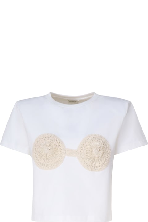 Fashion for Women Magda Butrym T-shirt With Crochet Detail