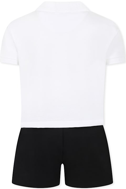 Homeware Richmond White Suit For Girl With Logo