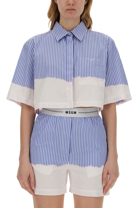 MSGM for Women MSGM Shirt With Faded Treatment