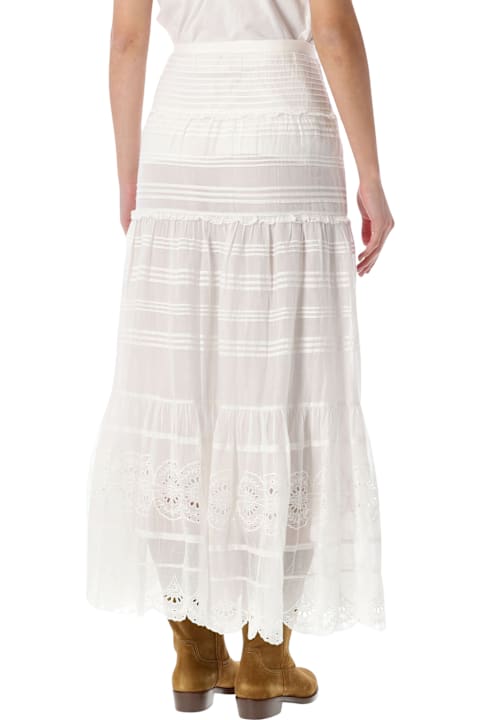 Homeware Marant Étoile Marant étoile Paoline Organic Cotton & Lace Skirt