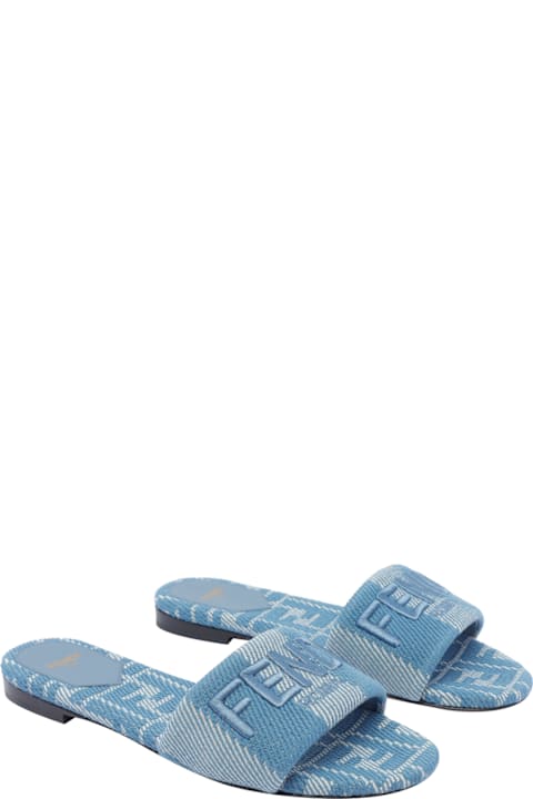 Fendi Shoes for Women Fendi Fendi Sunshine Slide Sandals