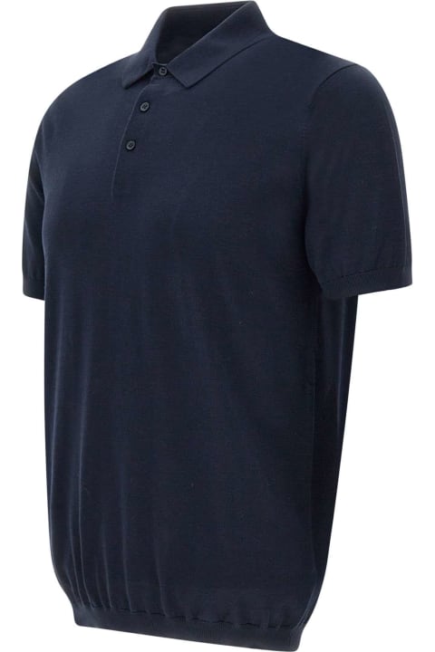 Kangra for Men Kangra Silk And Cotton Polo Shirt