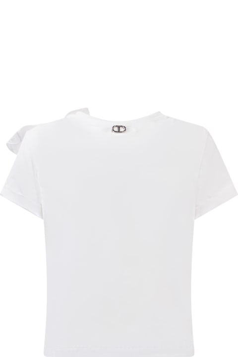 ガールズ TwinSetのTシャツ＆ポロシャツ TwinSet Volant T-shirt