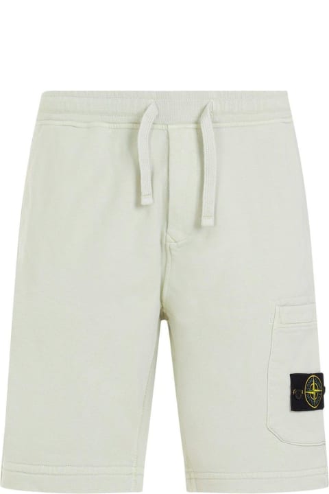 Pants for Men Stone Island Fleece Bermuda Shorts 64651