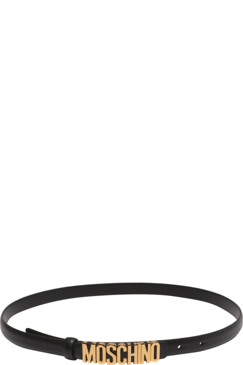 ウィメンズ ベルト Moschino Moschino Logo Belt