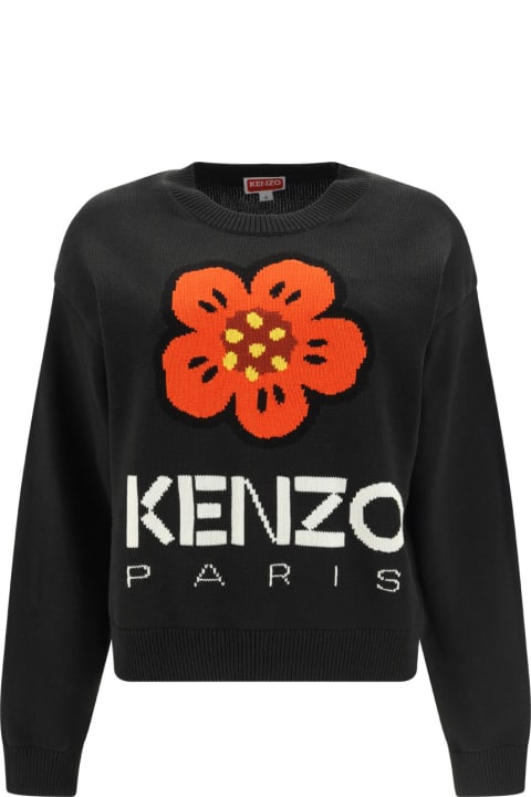 Kenzo Women Kenzo Cotton Crew-neck Sweater