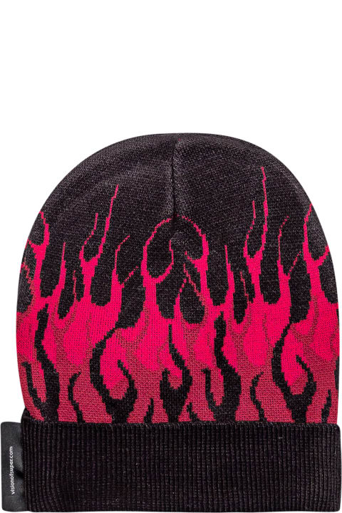 Vision of Super Hats for Men Vision of Super Flames Hat