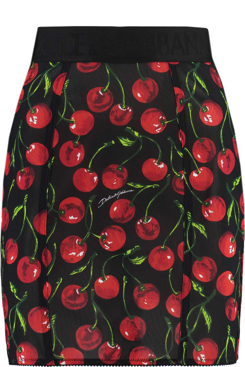 Dolce & Gabbana Skirts for Women Dolce & Gabbana Mini-skirt With All-over Cherry Print