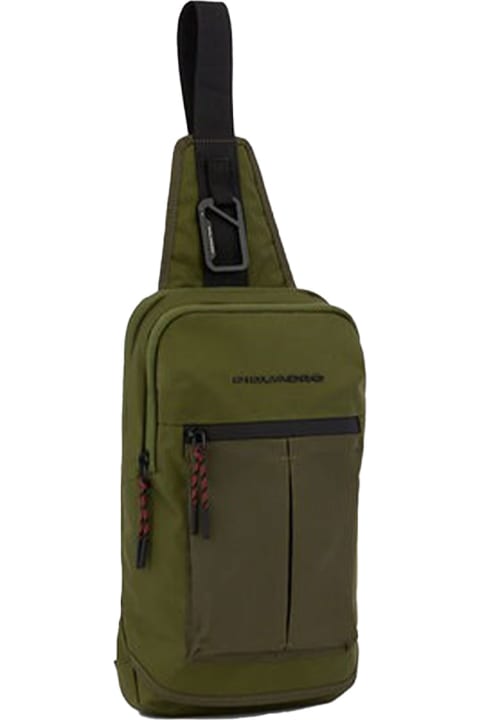 Piquadro Belt Bags for Men Piquadro One-shoulder Backpack Green
