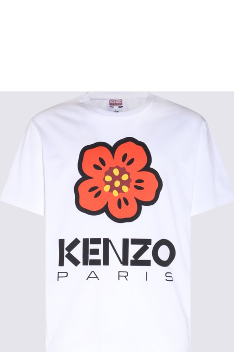 Clothing for Men Kenzo White Cotton T-shirt
