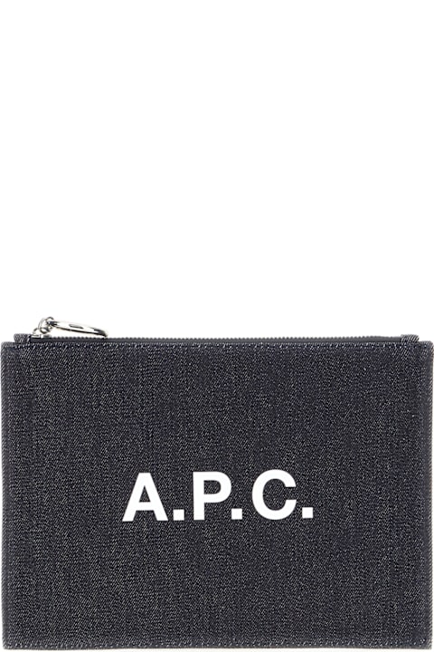 A.P.C. for Men A.P.C. Denim Clutch