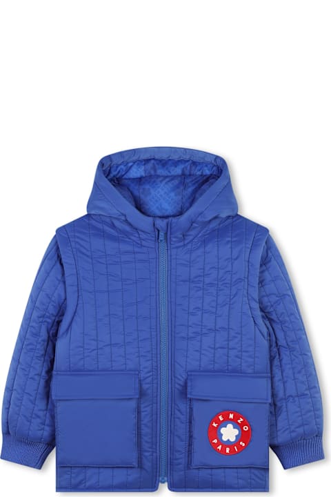 Kenzo Kids for Men Kenzo Kids Down Jacket With Removable Sleeves