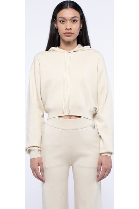 John Richmond for Women John Richmond Cropped Hooded Sweatshirt