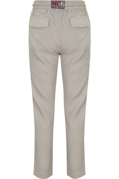 Fashion for Men MC2 Saint Barth Calais Linen Trousers