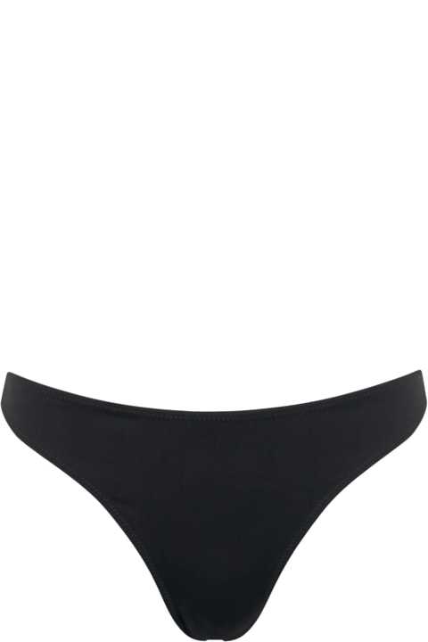 Fashion for Kids MC2 Saint Barth Woman Black Cheeky Swim Briefs Naomi