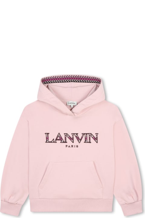 Lanvin Sweaters & Sweatshirts for Girls Lanvin Felpa Con Logo