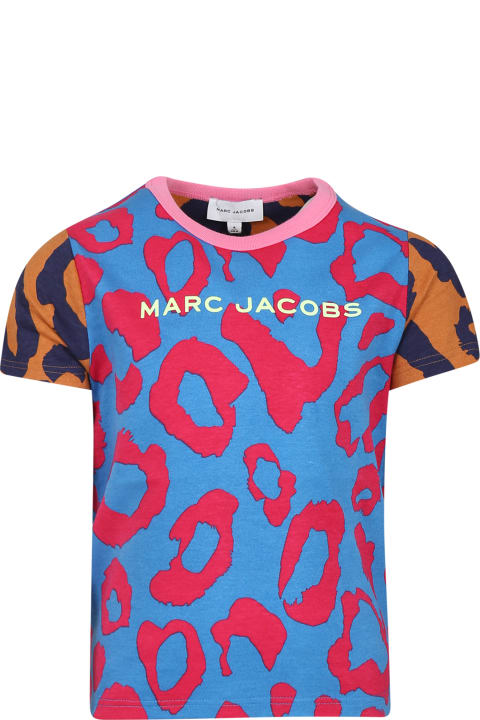 Little Marc Jacobs T-Shirts & Polo Shirts for Girls Little Marc Jacobs Animal Print T-shirt For Girl