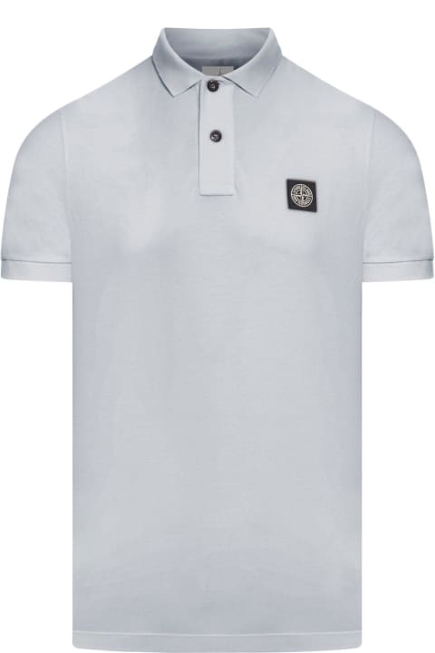 Compass Patch Short-sleeved Polo Shirt