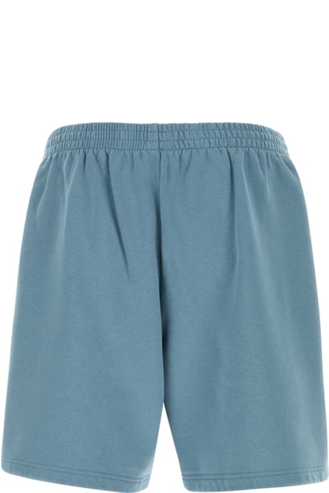 Fashion for Men Balenciaga Light-blue Cotton Bermuda Shorts