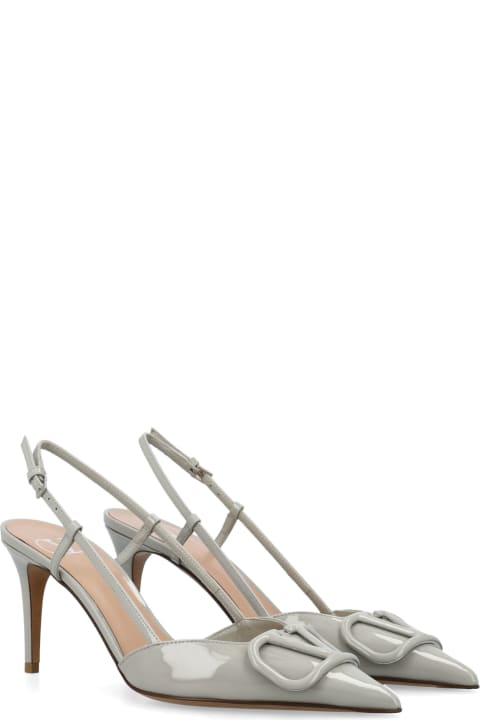High-Heeled Shoes for Women Valentino Garavani Vlogo Slingback Pump
