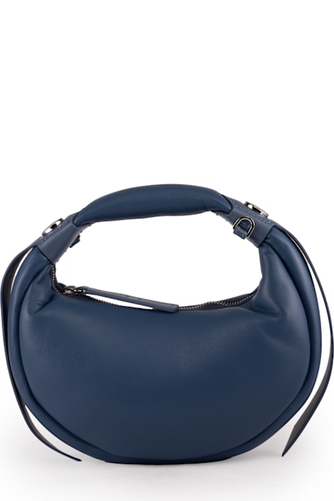 Hogan Totes for Women Hogan Bam Bam Mini Hobo Bag In Leather