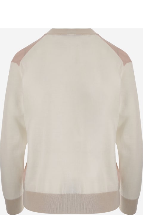 Maison Kitsuné Sweaters for Women Maison Kitsuné Wool Cardigan With Fox Patch