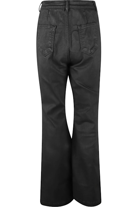 Clothing for Men Rick Owens Flared Leg Buttoned Trousers