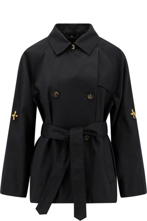 Fay for Women Fay Tie-waist Double-breasted Short Trench