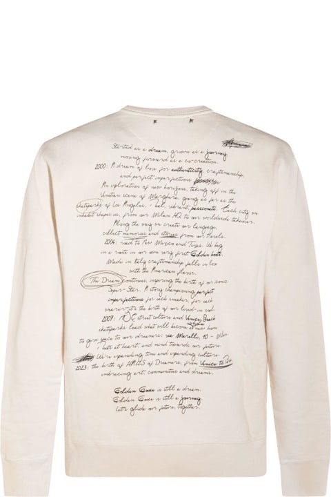 Golden Goose Sweaters for Men Golden Goose Graphic Printed Crewneck Sweatshirt