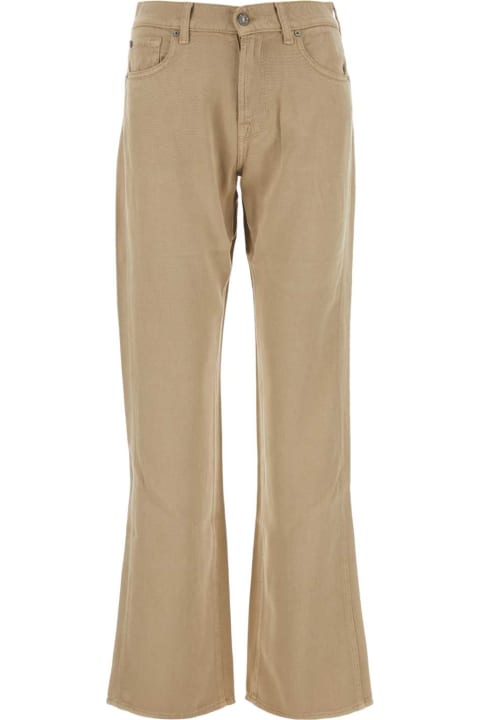 7 For All Mankind Pants & Shorts for Women 7 For All Mankind Camel Tencel Tess Pant