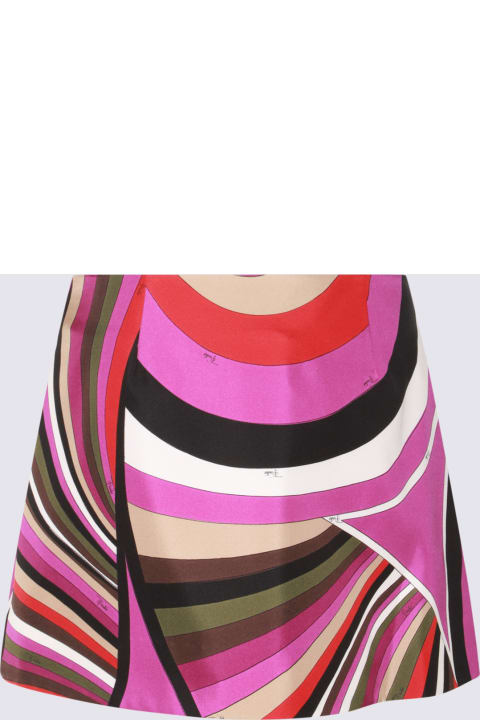 ウィメンズ新着アイテム Pucci Multicolor Silk Skirt